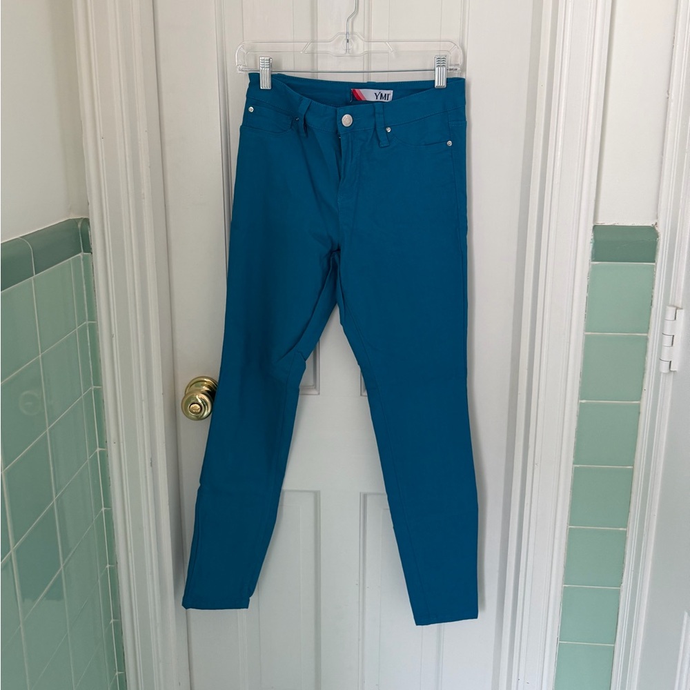 YMI Hyper Stretch Skinny Jeans in Azure Blue